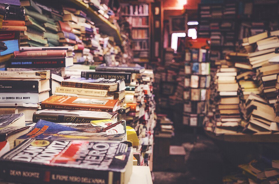 A heap of books