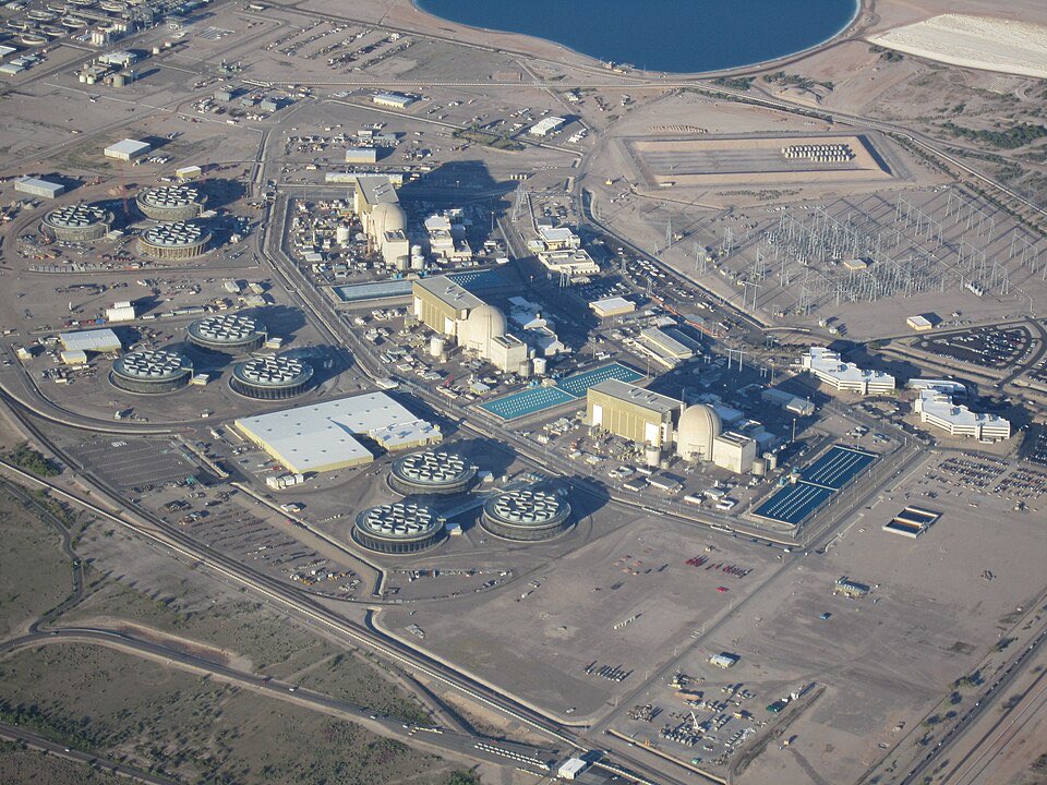 Aerial view of the Palo Verde Nuclear Generating Station